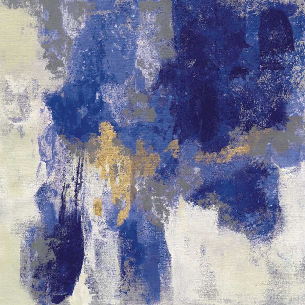 Sparkle Abstract II Blue art print by Silvia Vassileva for $57.95 CAD