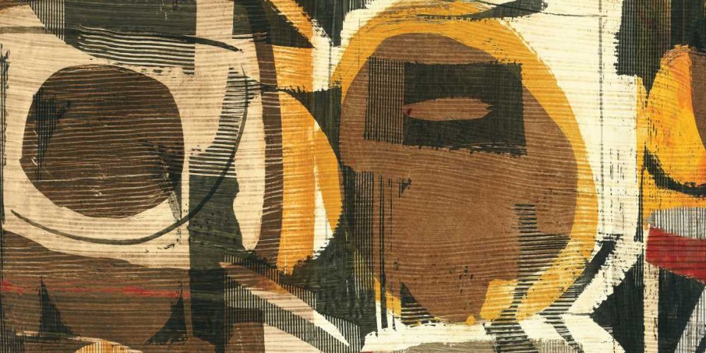 Graphic Abstract I art print by Wild Apple Portfolio for $57.95 CAD