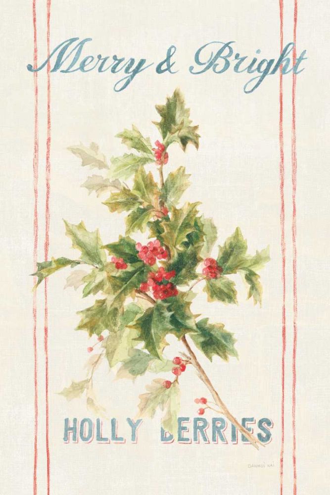 Floursack Holiday Bright I v2 art print by Danhui Nai for $57.95 CAD