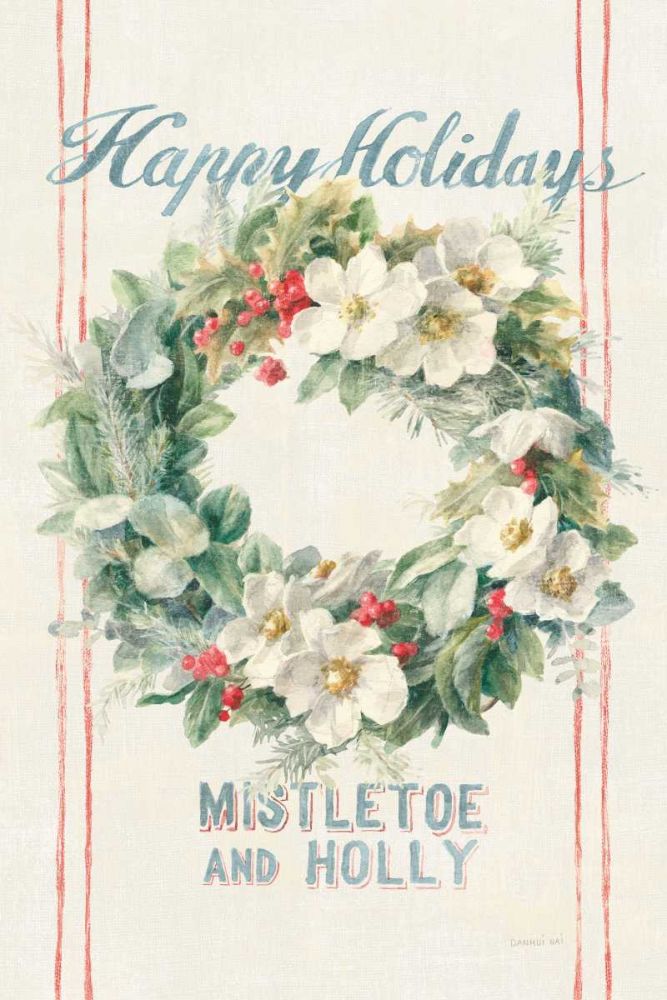 Floursack Holiday Bright II v2 art print by Danhui Nai for $57.95 CAD