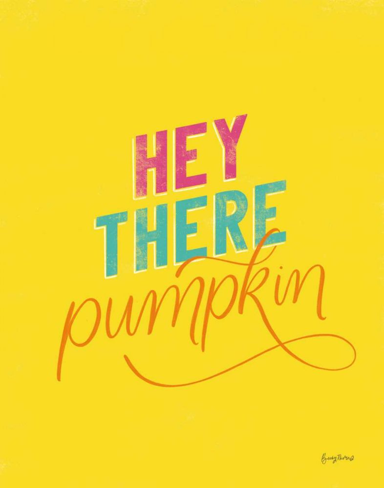 Autumn Sayings III Bright art print by Becky Thorns for $57.95 CAD