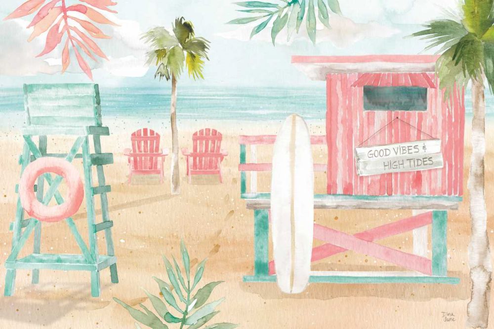 Surfs Up II art print by Dina June for $57.95 CAD
