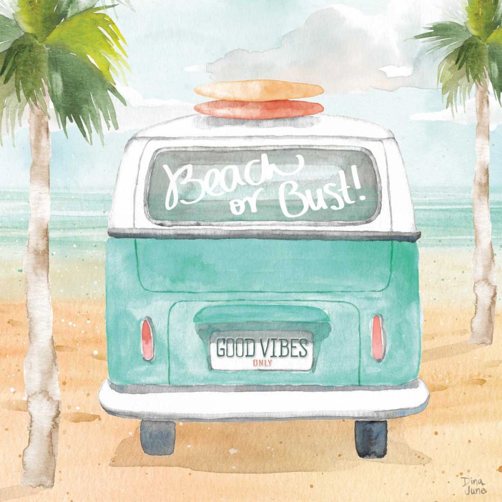 Surfs Up VI art print by Dina June for $57.95 CAD
