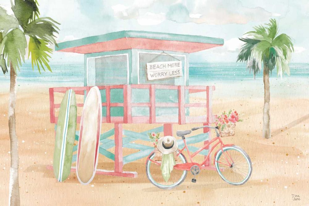 Surfs Up VII art print by Dina June for $57.95 CAD