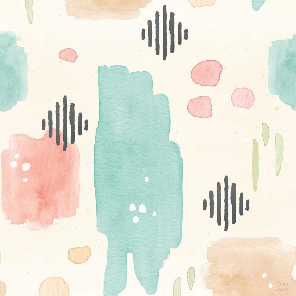 Surfs Up Pattern V art print by Dina June for $57.95 CAD