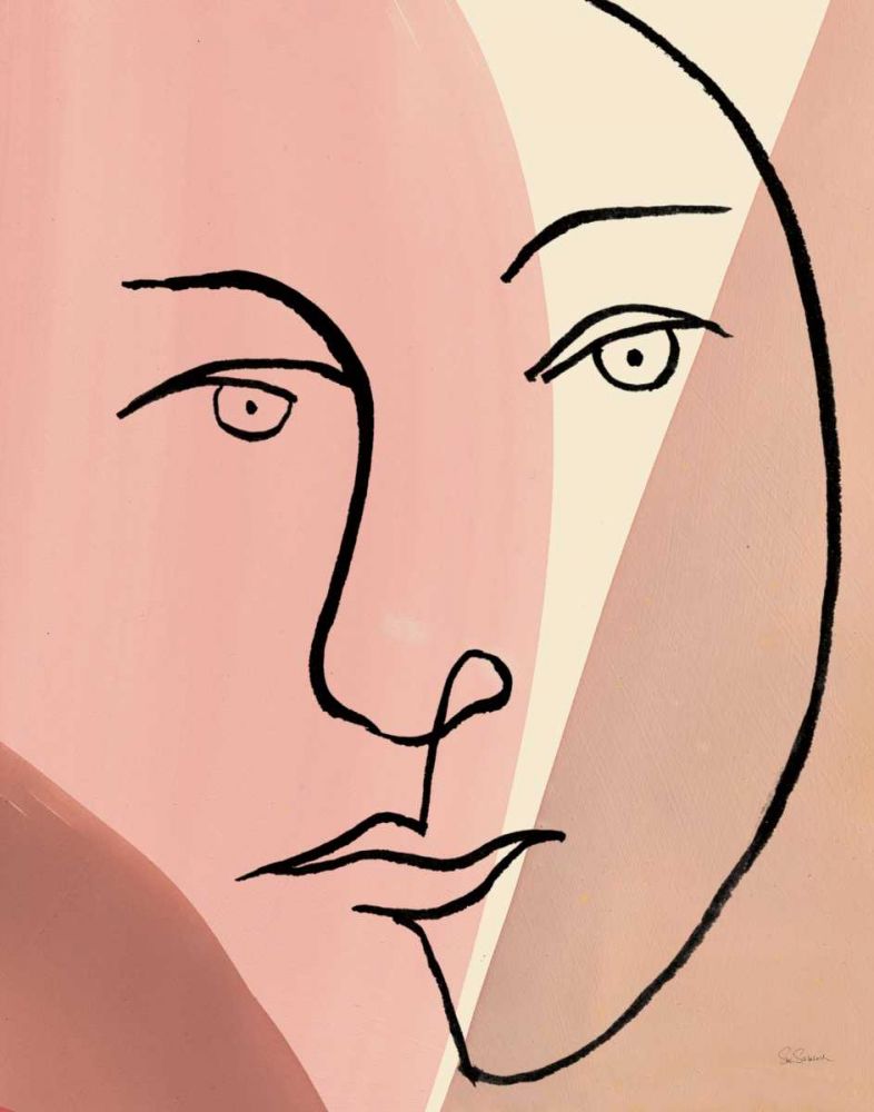 Ink Women IV Colorblock art print by Sue Schlabach for $57.95 CAD