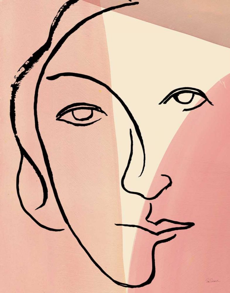 Ink Women V Colorblock art print by Sue Schlabach for $57.95 CAD