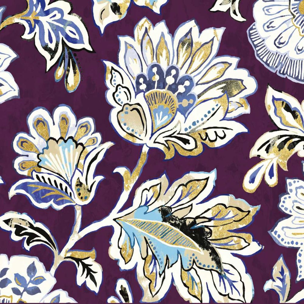 Ceylon Gardens V Plum art print by Wild Apple Portfolio for $57.95 CAD