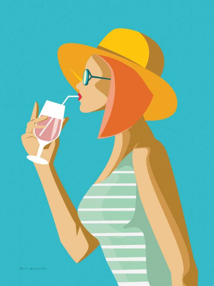 Summer Girl I art print by Omar Escalante for $57.95 CAD