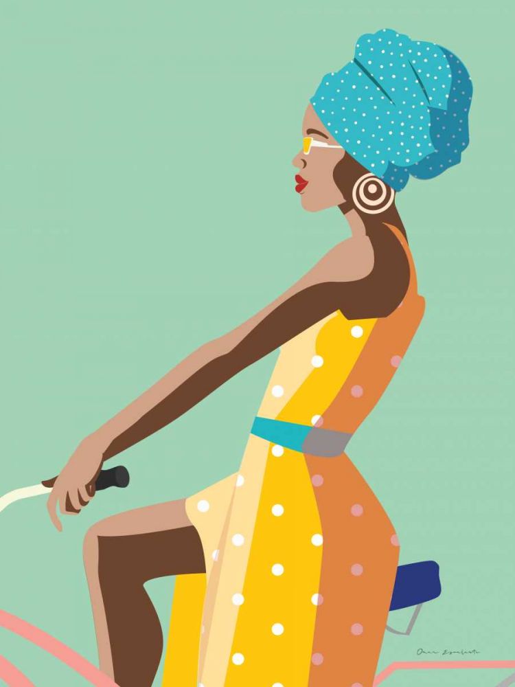 Summer Girl II art print by Omar Escalante for $57.95 CAD