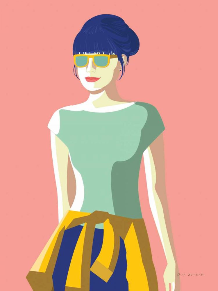 Summer Girl IV art print by Omar Escalante for $57.95 CAD