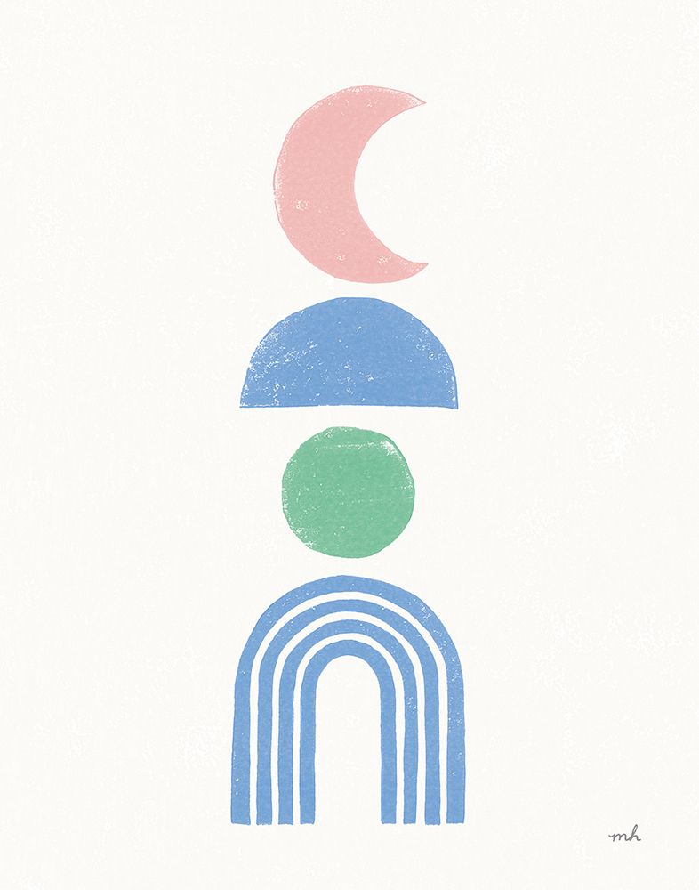 Minimalist Boho II Pastel art print by Moira Hershey for $57.95 CAD