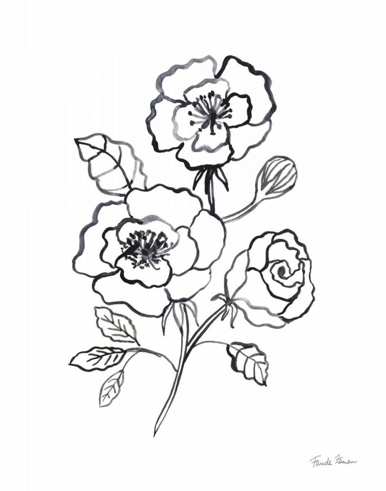 Joyful Peonies I art print by Farida Zaman for $57.95 CAD
