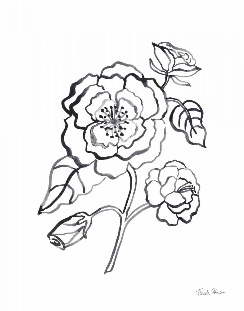 Joyful Peonies IV art print by Farida Zaman for $57.95 CAD