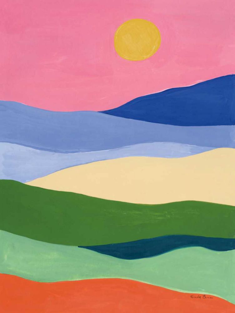 Desert Landscape II art print by Farida Zaman for $57.95 CAD