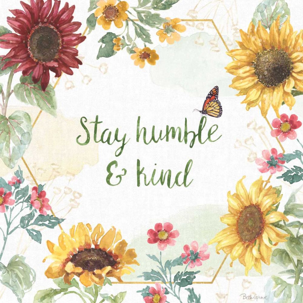 Sunflower Splendor III art print by Beth Grove for $57.95 CAD