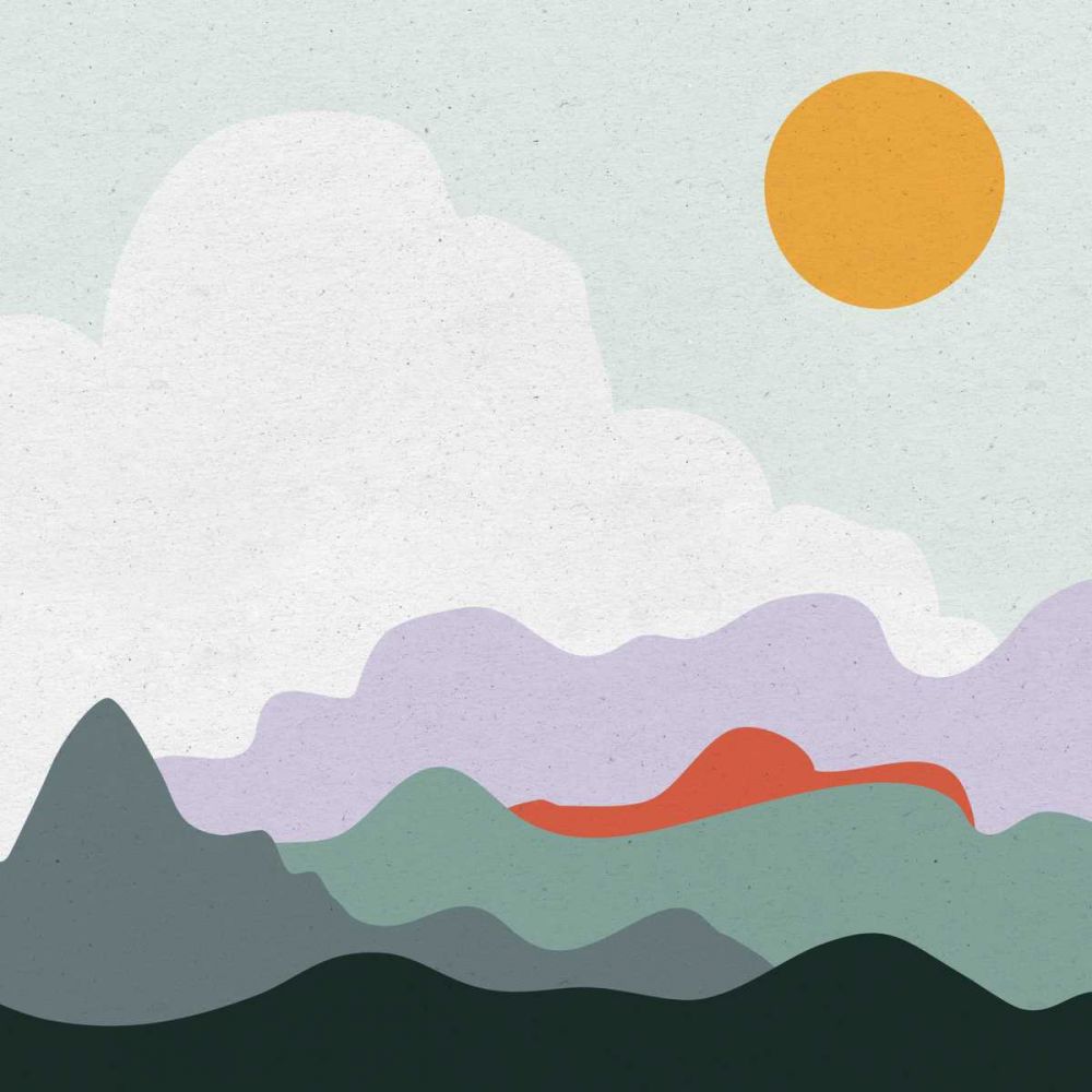 Mountainous I art print by Sara Zieve Miller for $57.95 CAD