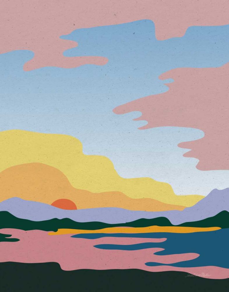 Hills and Valleys III art print by Sara Zieve Miller for $57.95 CAD
