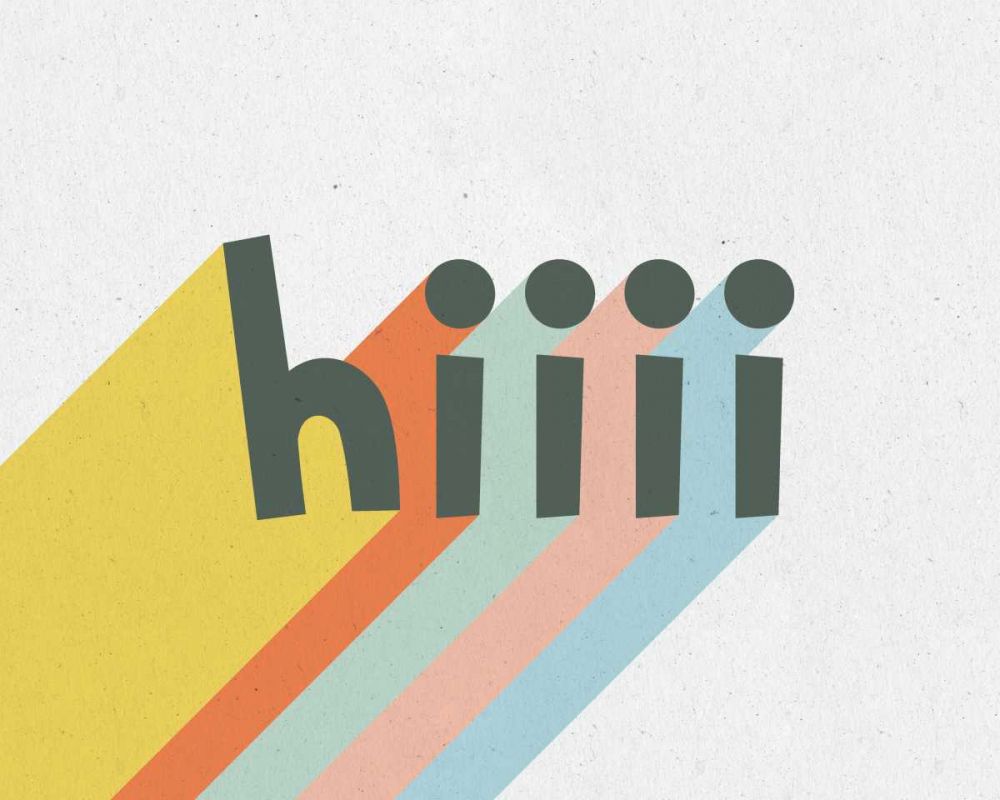 Rainbow Words VI Crop art print by Moira Hershey for $57.95 CAD
