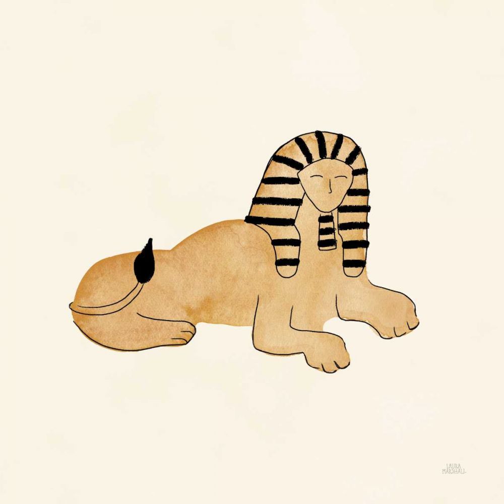 World Traveler Sphinx art print by Laura Marshall for $57.95 CAD