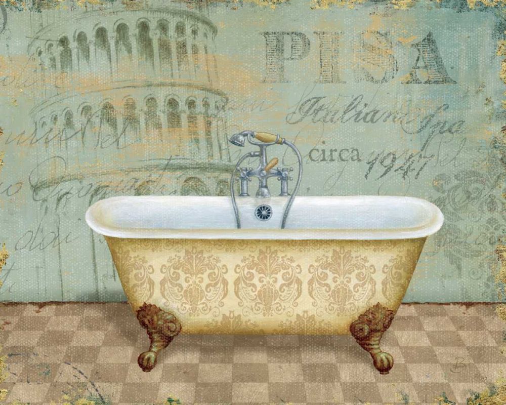 Voyage Romantique Bath II art print by Daphne Brissonnet for $57.95 CAD