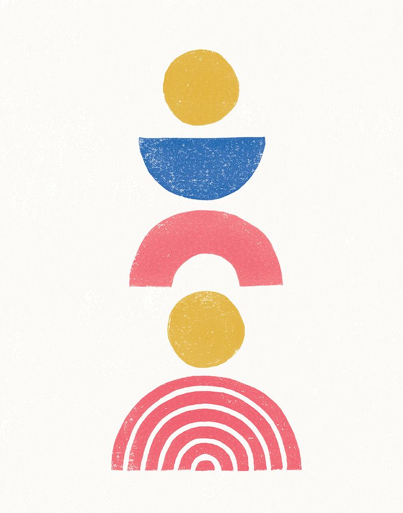 Minimalist Boho I Bright art print by Moira Hershey for $57.95 CAD