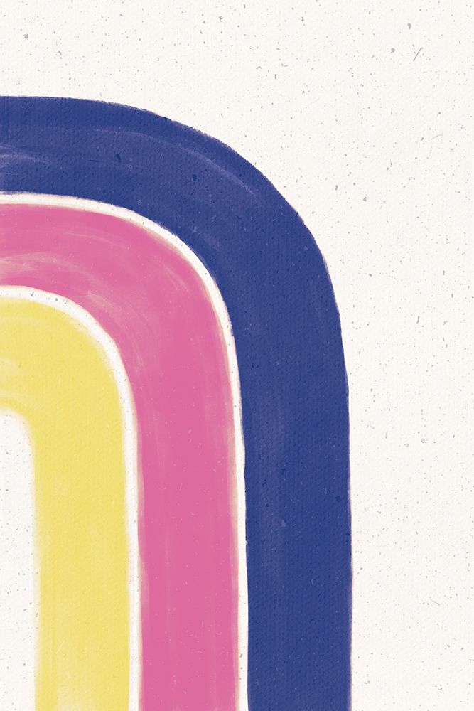 Rainbow Blush I art print by Leah York for $57.95 CAD