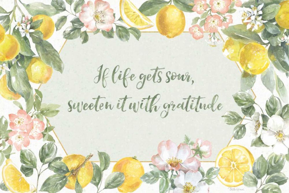Citrus Charm I art print by Beth Grove for $57.95 CAD