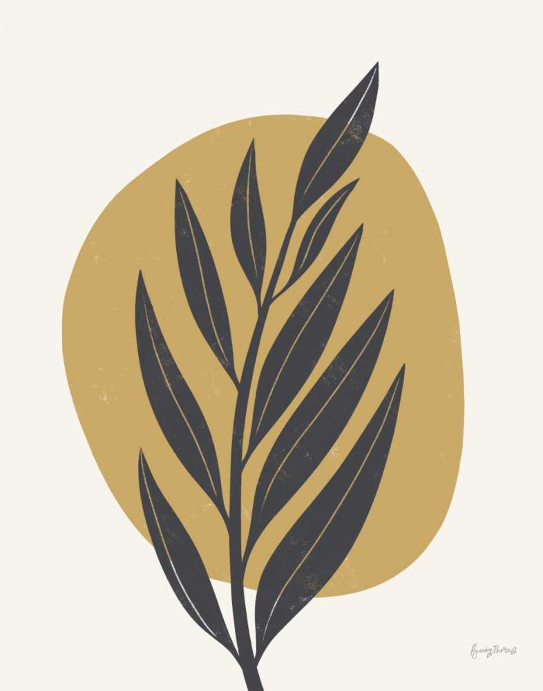 Mid Century Modern IV Yellow art print by Becky Thorns for $57.95 CAD