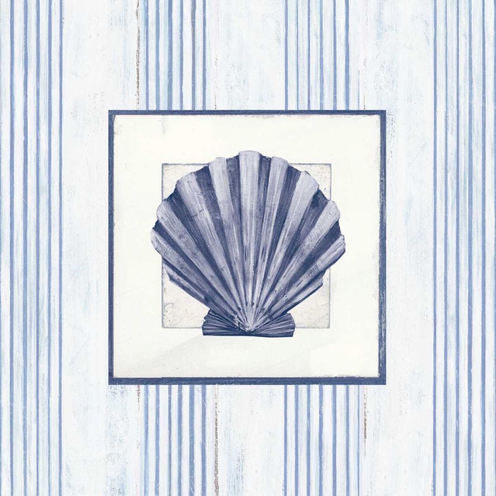 Sanibel Shell I Navy art print by Avery Tillmon for $57.95 CAD