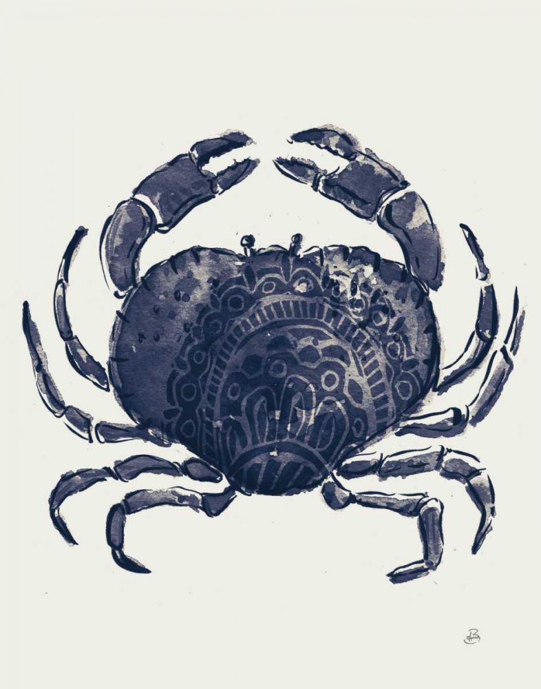 Ocean Finds II Navy art print by Daphne Brissonnet for $57.95 CAD