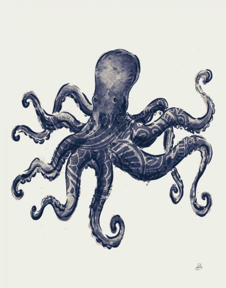 Ocean Finds III Navy art print by Daphne Brissonnet for $57.95 CAD