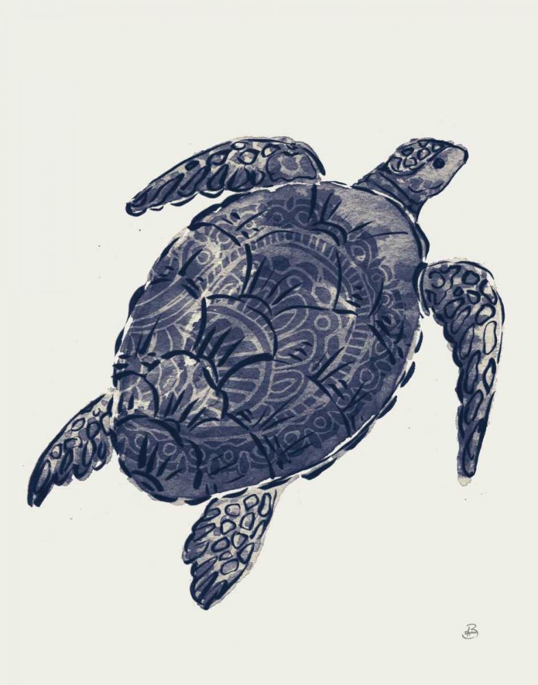 Ocean Finds IV Navy art print by Daphne Brissonnet for $57.95 CAD