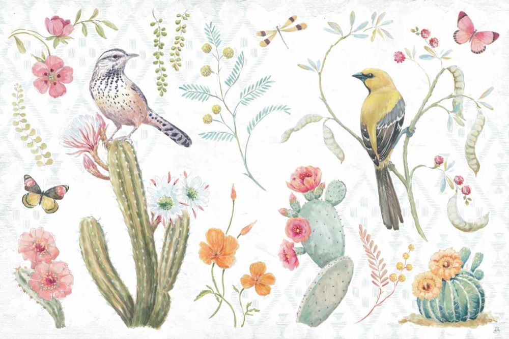 Desert Beauties I art print by Daphne Brissonnet for $57.95 CAD