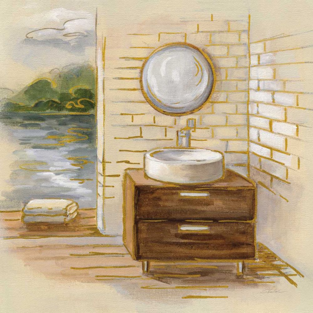 Spa by the Lake I art print by Silvia Vassileva for $57.95 CAD