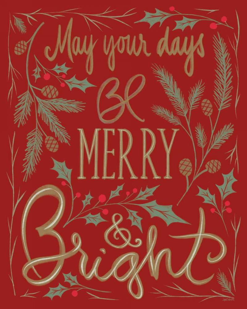 Wonderful Time III Red art print by Anne Tavoletti for $57.95 CAD