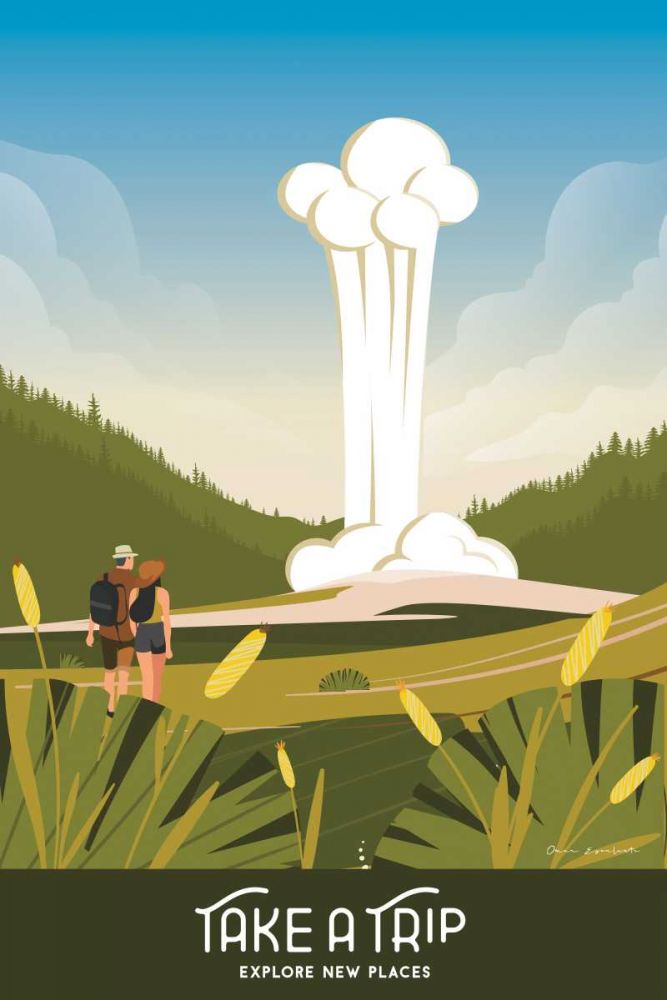 Take a Trip art print by Omar Escalante for $57.95 CAD