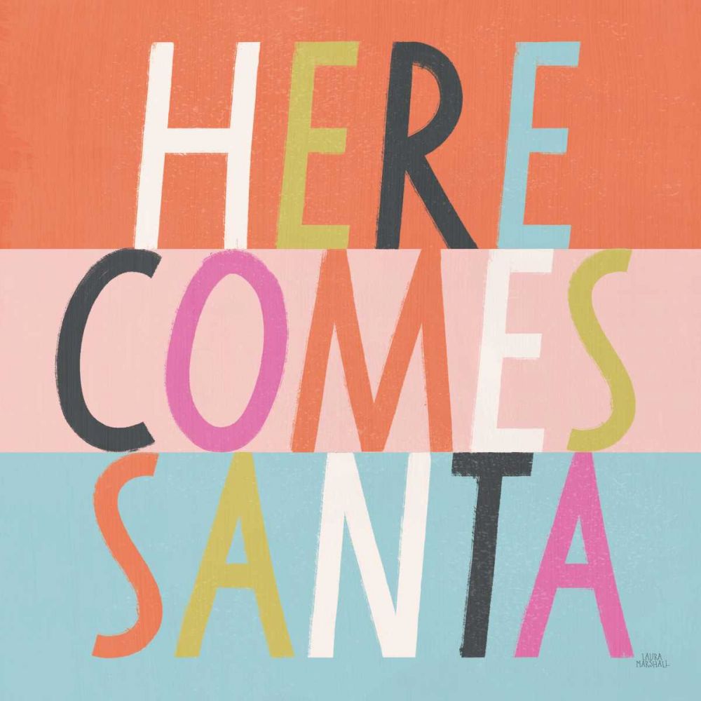 Bright Christmas Wishes III art print by Laura Marshall for $57.95 CAD