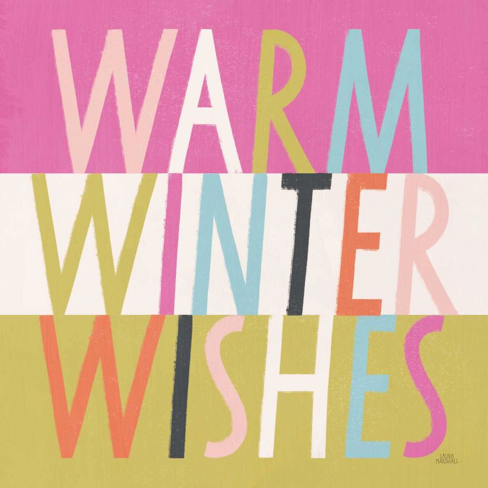 Bright Christmas Wishes IV art print by Laura Marshall for $57.95 CAD