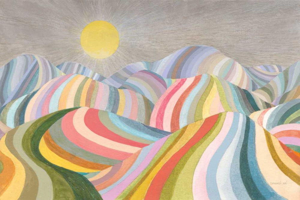 The Hills Roll On art print by Danhui Nai for $57.95 CAD