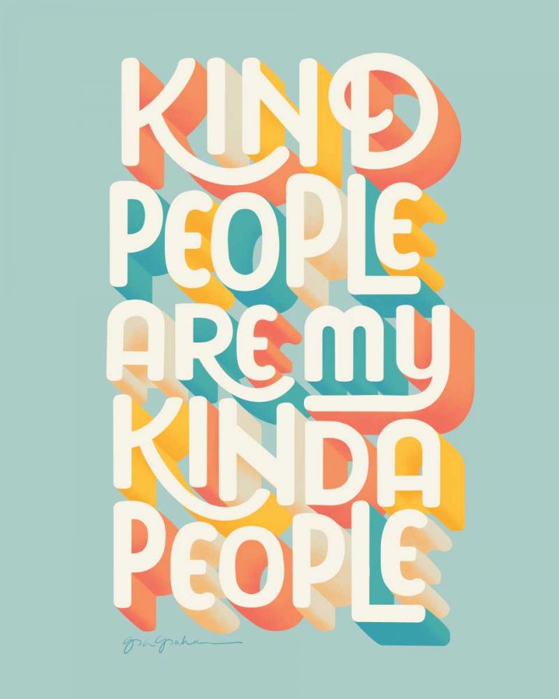 Kind People I art print by Gia Graham for $57.95 CAD