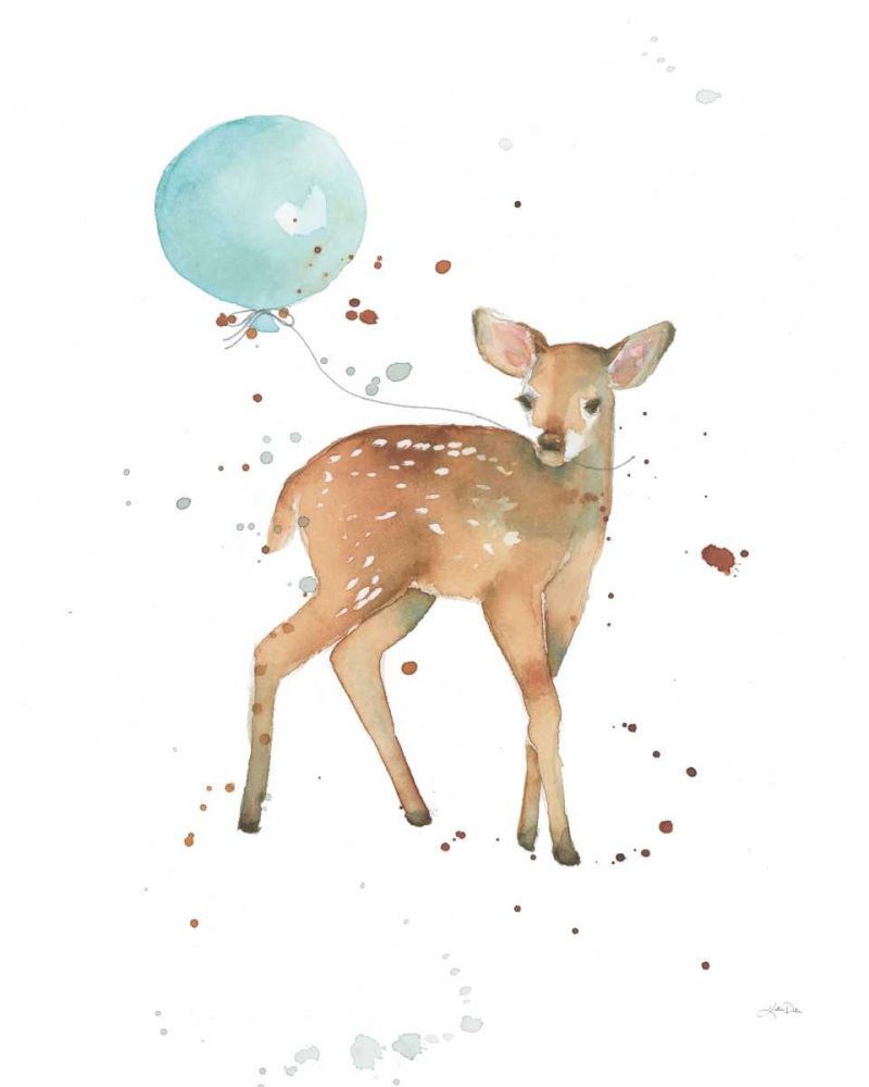 Festive Fawn art print by Katrina Pete for $57.95 CAD
