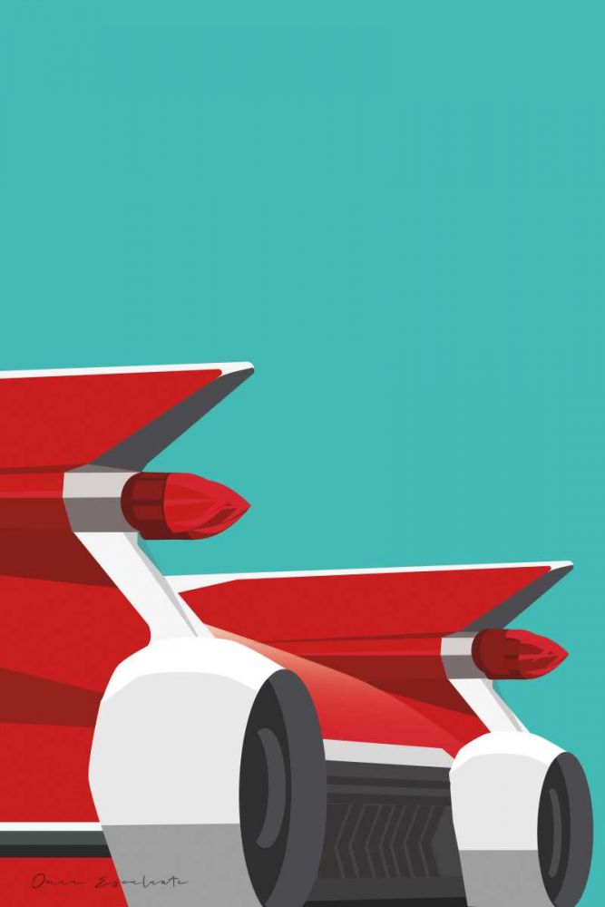 Vintage Car IV art print by Omar Escalante for $57.95 CAD