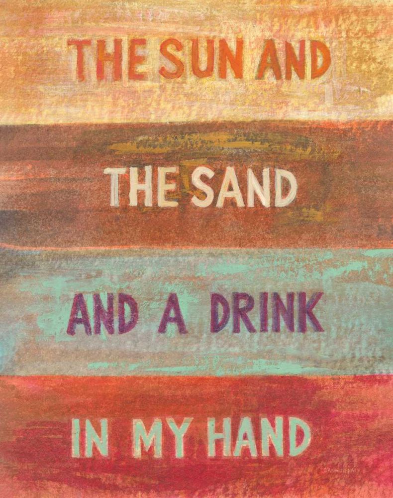 Sea and Sand II art print by Danhui Nai for $57.95 CAD