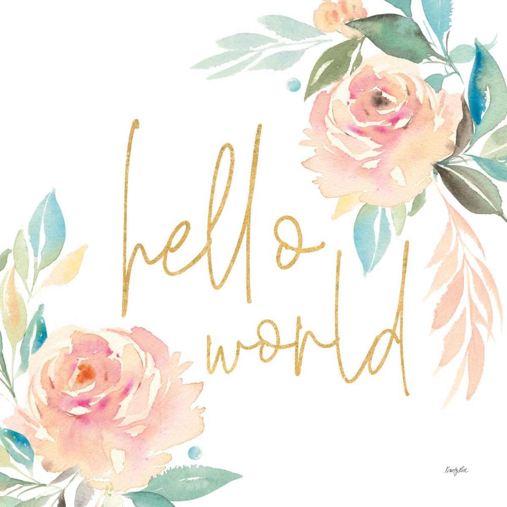 Watercolor Blossom IV art print by Kristy Rice for $57.95 CAD