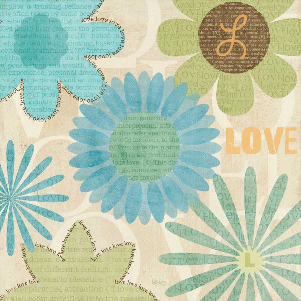 Say it with Flowers II art print by Veronique Charron for $57.95 CAD