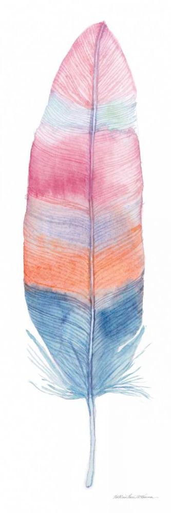 Boho Feathers III art print by Kathleen Parr McKenna for $57.95 CAD