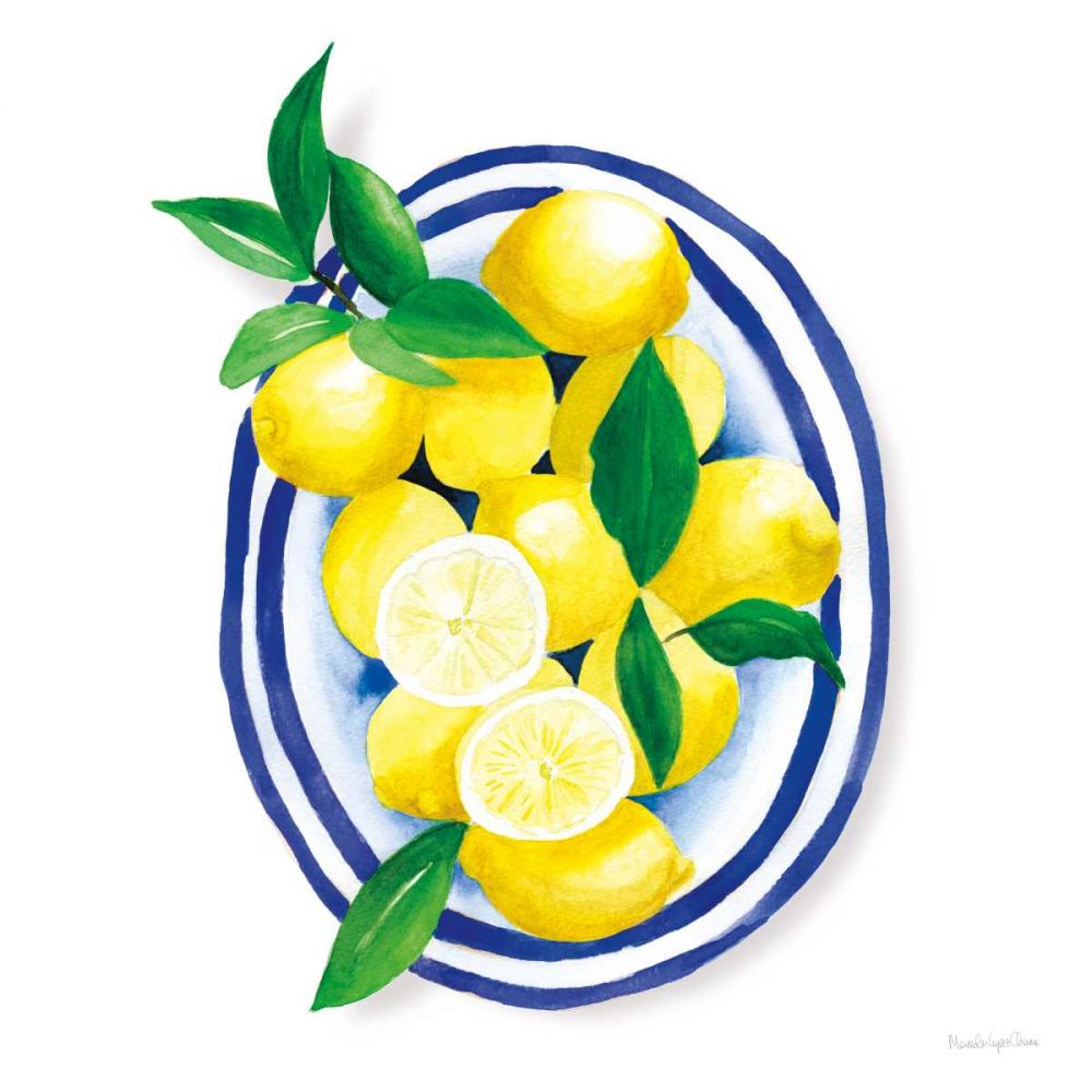 Spanish Lemons I art print by Mercedes Lopez Charro for $57.95 CAD