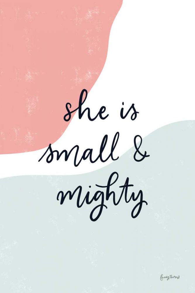 Blush Nursery I art print by Becky Thorns for $57.95 CAD
