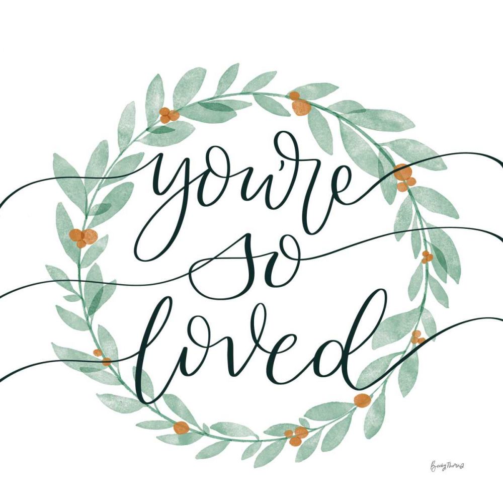 Sage Sayings Wreath II art print by Becky Thorns for $57.95 CAD